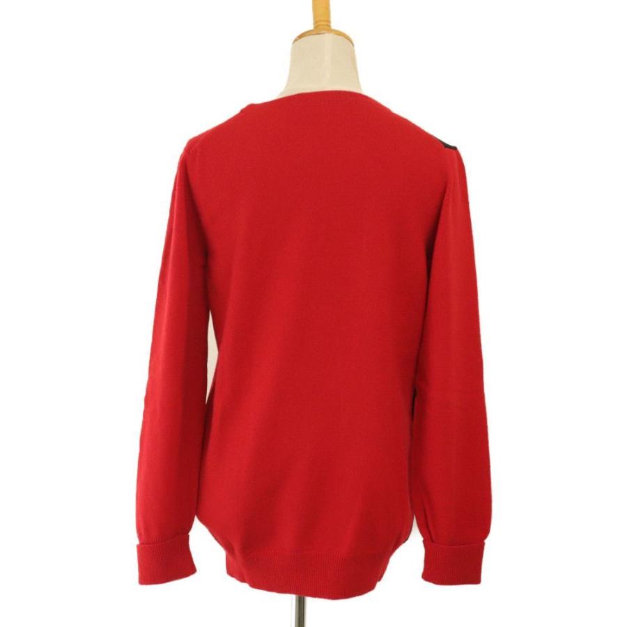 バレンシアガ BALENCIAGA ニット 長袖 レディース サイズ34 レッド 