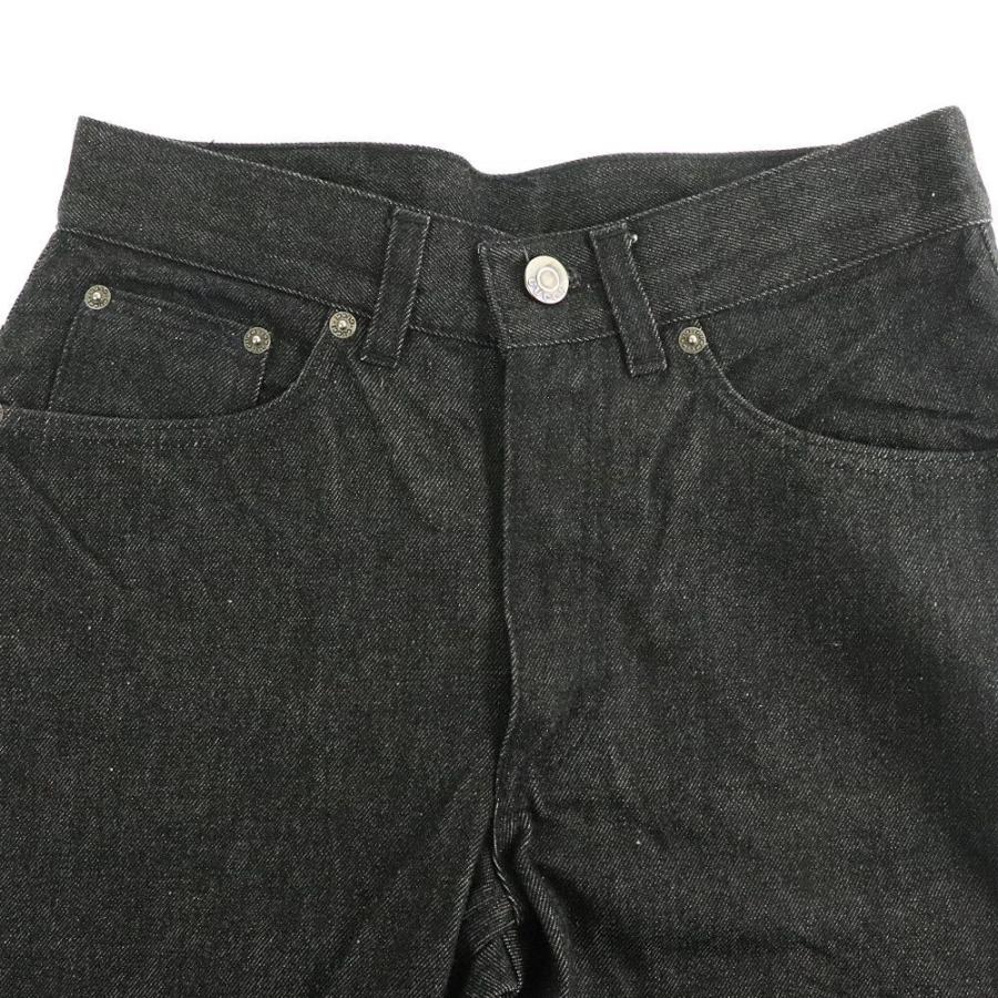 GUCCI グッチ デニムパンツ レディース サイズ40 ブラック コットン100 