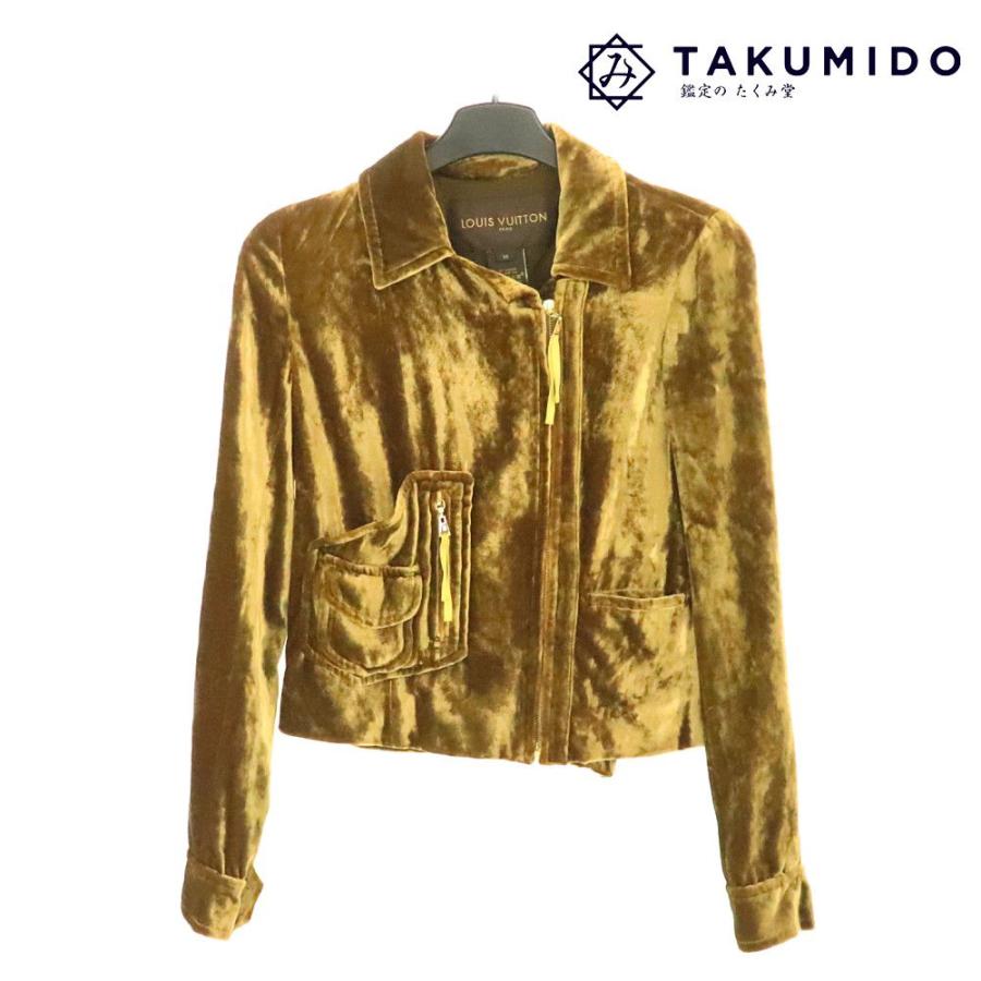 ルイヴィトン LOUIS VUITTON ベロアジャケット サイズ36 レディース