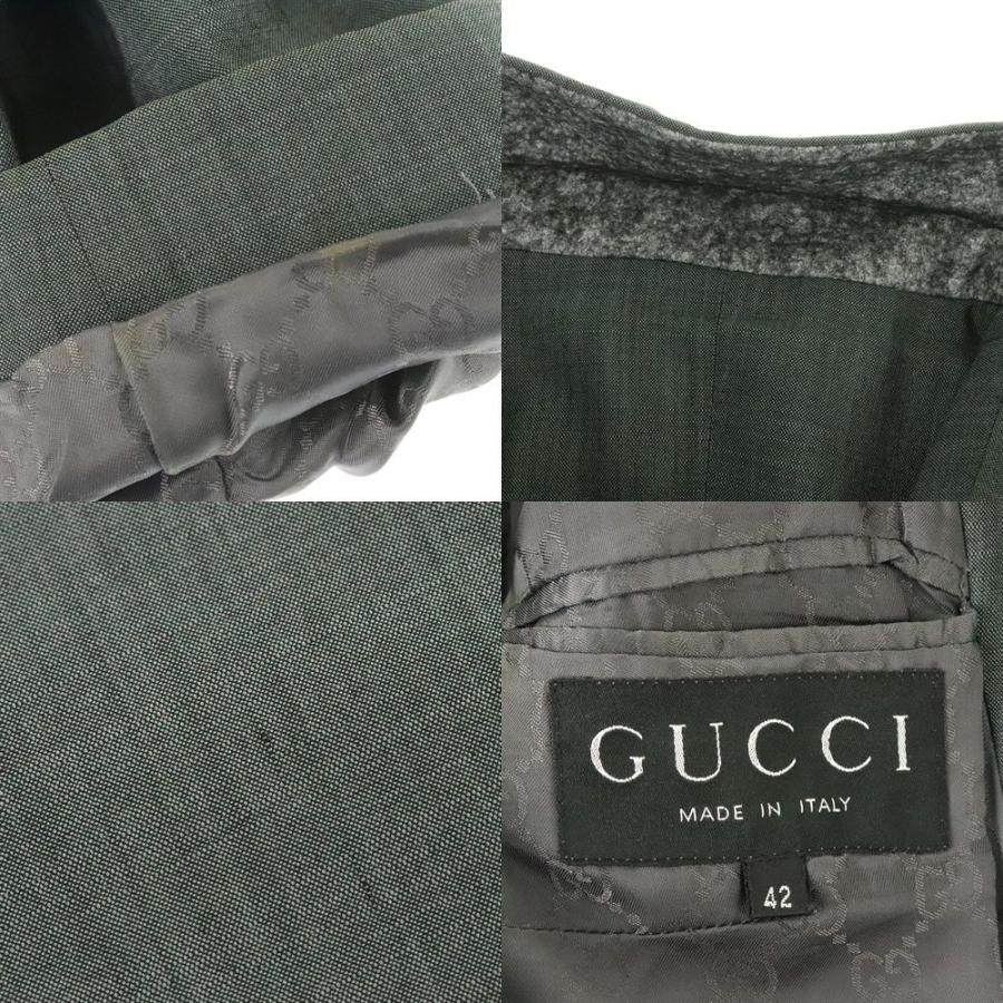 グッチ GUCCI セットアップスーツ レディース サイズ42 グレー 中古B 271068｜brandland-bundai｜05