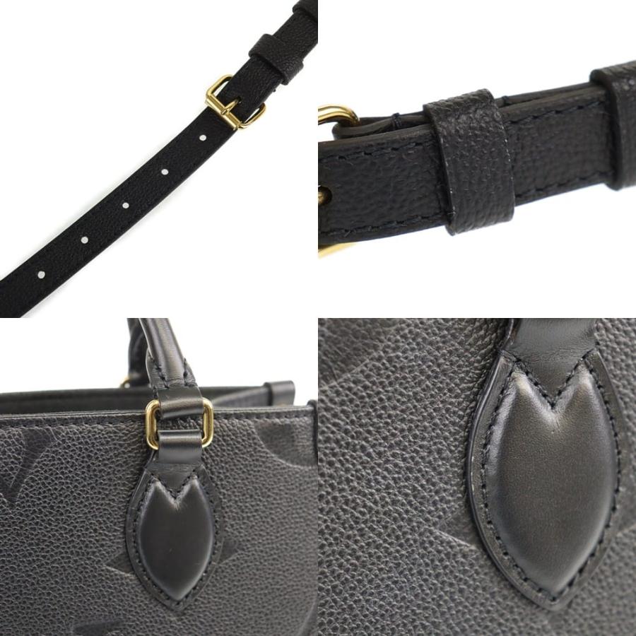 代引不可 ルイヴィトン LOUIS VUITTON 2WAYバッグ オンザゴーPM M45653 モノグラム アンプラント ノワール 276851｜brandland-bundai｜05