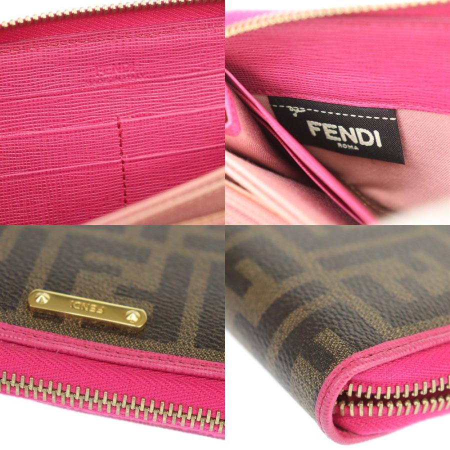 FENDI フェンディ ラウンドファスナー長財布 ズッカ柄 8M0299 FENDI フェンディ ラウンドファスナー長財布 ズッカ柄 8M0299