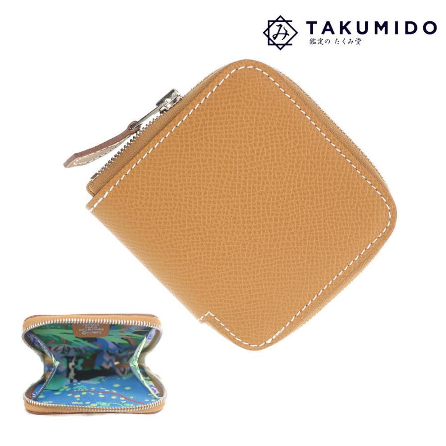 HERMES 未使用 エルメス ラウンドファスナー財布 アザップ コンパクト  