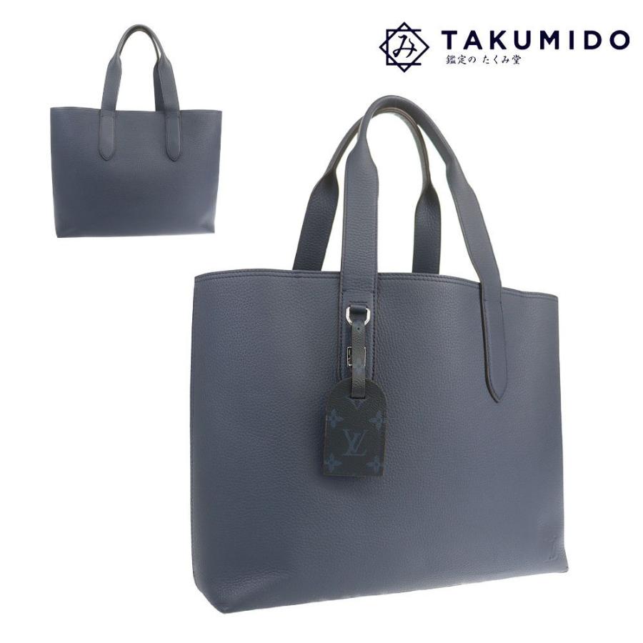 Louis Vuitton ネイビー トートバッグ