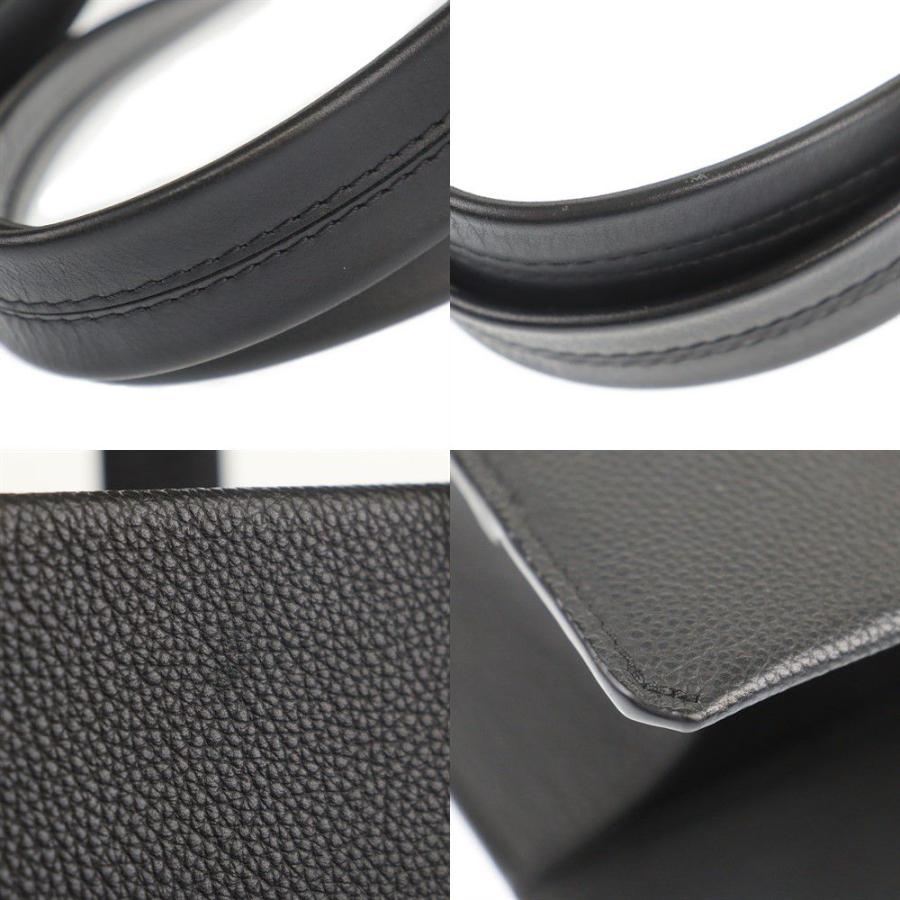 LOUIS VUITTON ショルダーバッグ LVアエログラム テイクオフ トート M57308 ブラック レザー 中古A 【ライム】 280690