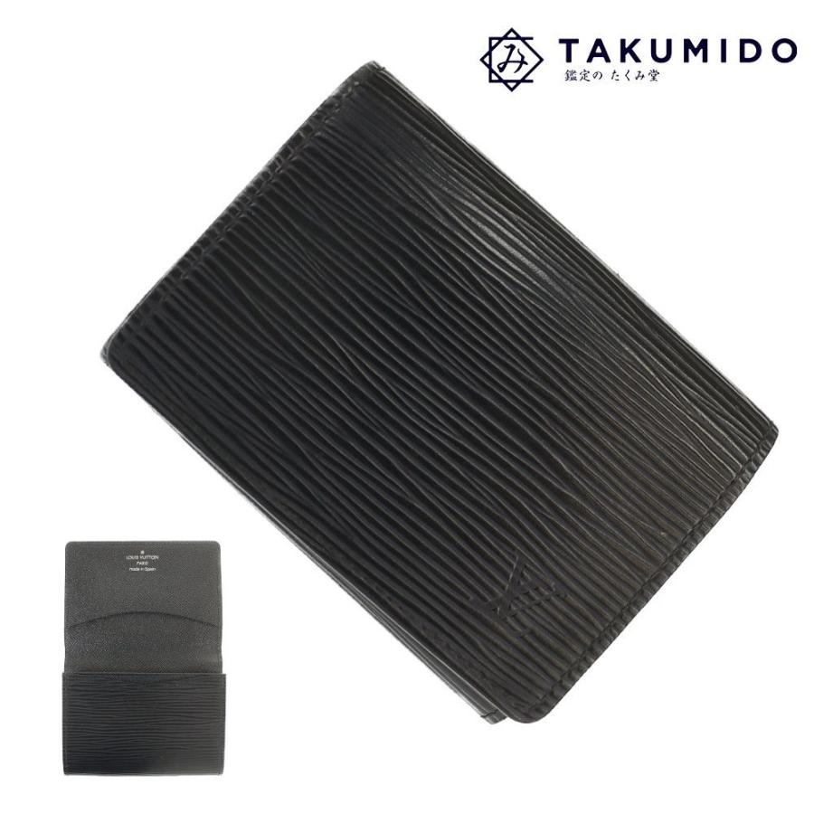 ルイヴィトン M56582 カードケース ノワール  LOUIS VUITTON アンヴェロップ カルト・ドゥ ヴィジット エピ LOUIS VUITTON（ルイ・ヴィトン） カードケース アンヴェロップ カルト