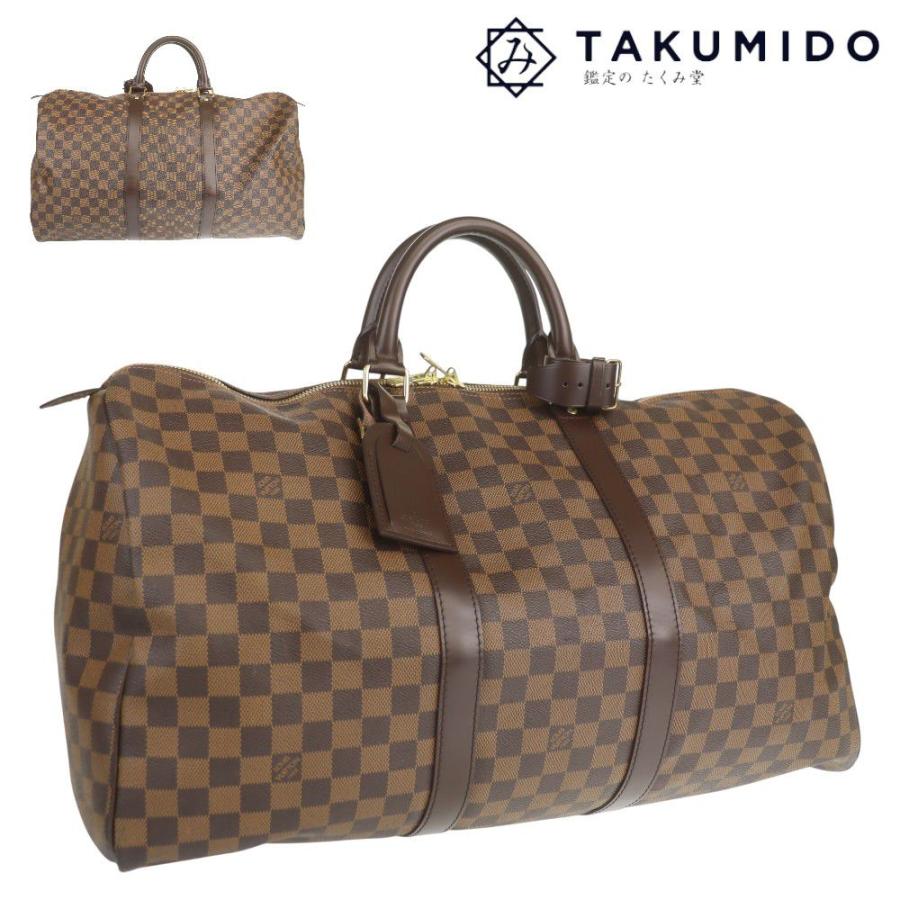 【鑑定済】 訳あり ルイヴィトン モノグラム ボストンバッグ キーポル 55 鑑定済】ルイヴィトン モノグラム キーポル 55 ボストンバッグ 旅行用