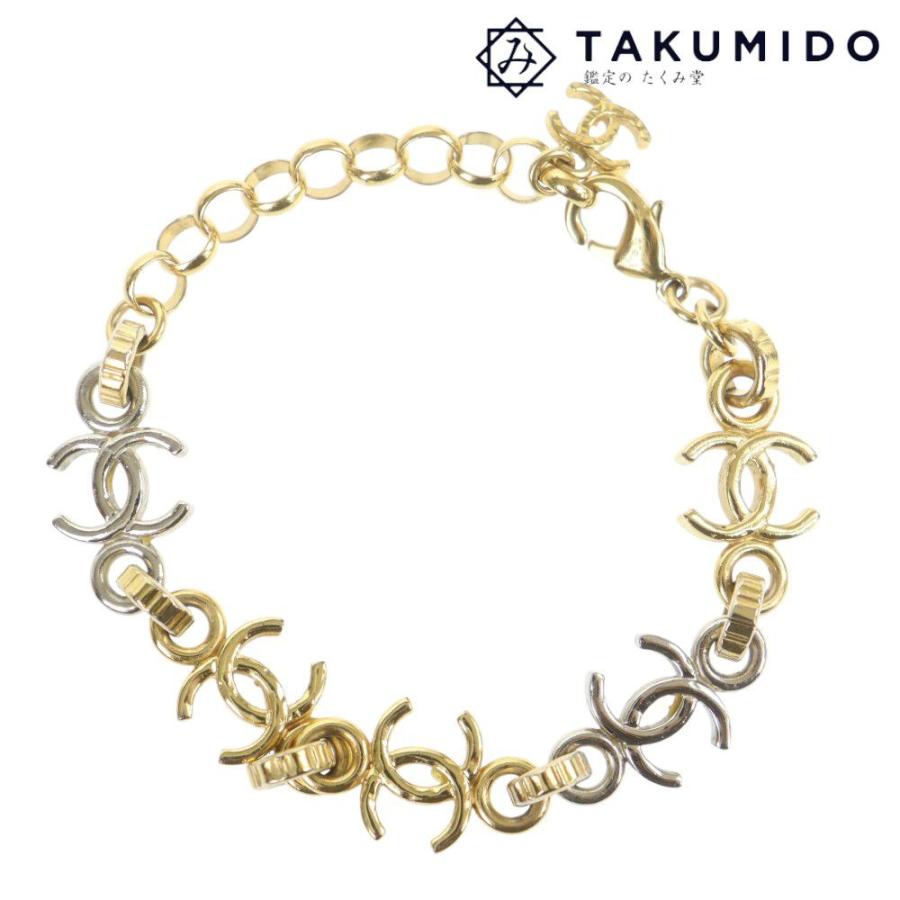 シャネル26新作ブレスレットM CHANEL（シャネル） チェーンブレスレット ココマーク B26A ゴールド