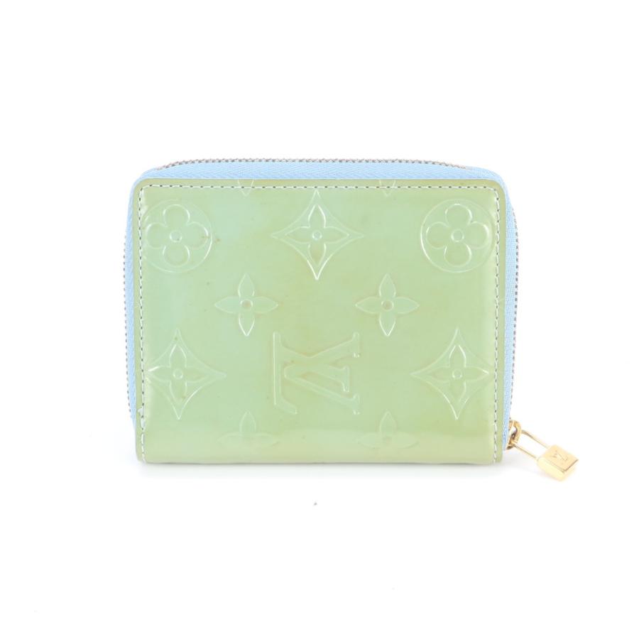 美品✨Louis Vuitton モノグラム ヴェルニ ブルーム 二つ折財布 美品 ルイヴィトン モノグラム ヴェルニ ブルーム M91016 レザー 二