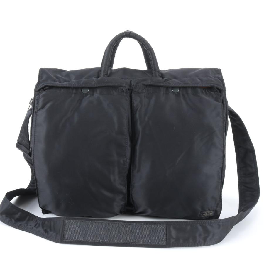 美品✨ ポータータンカー 2way ショルダービジネスバッグ A4可ブラック ポーター 吉田カバン タンカー 2WAY ビジネス バッグ 斜め掛け 書類鞄