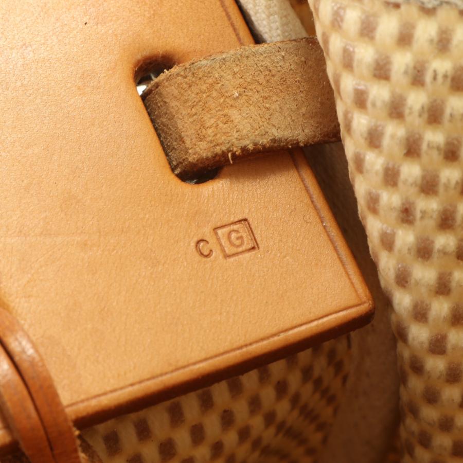 エルメス エールバッグ カバス GM □G 刻印 レザー キャンバス エルメス エールバッグ カバス GM □G 刻印 レザー キャンバス