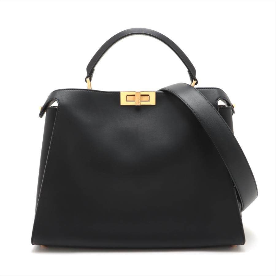極美品 フェンディ ピーカブー エッセンシャル 8BN300 レザー 2WAY 
