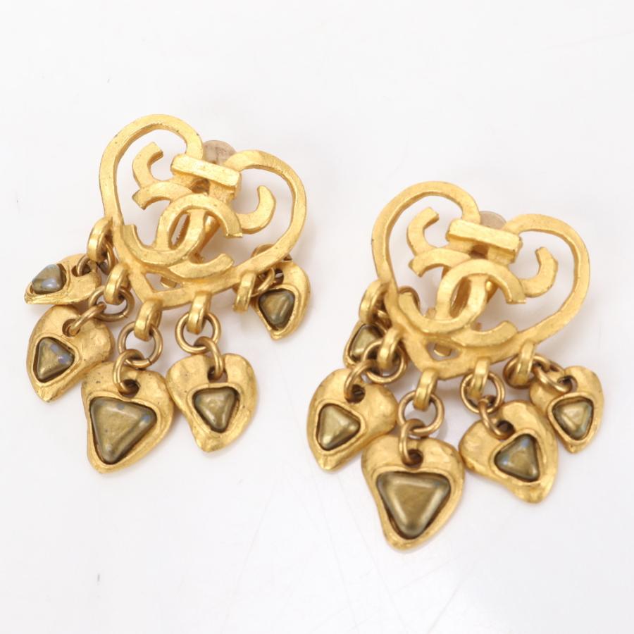 美品 ヴィンテージ シャネル ココマーク ハート モチーフ アクセサリー 