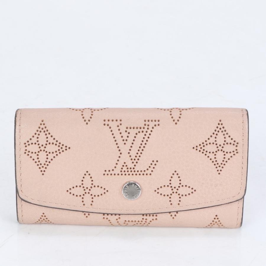 美品 現行品 ルイヴィトン マヒナ ミュルティクレ4 レザー キーケース  