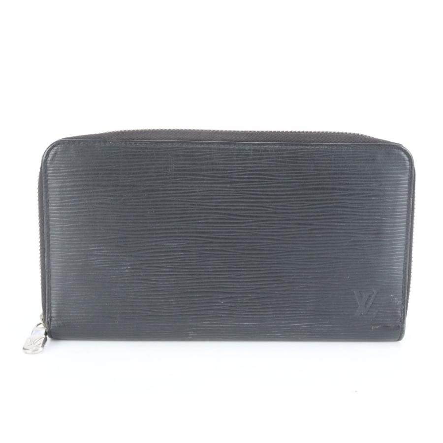 極美品 ルイヴィトン エピ ジッピー オーガナイザー NM M62643 レザー  
