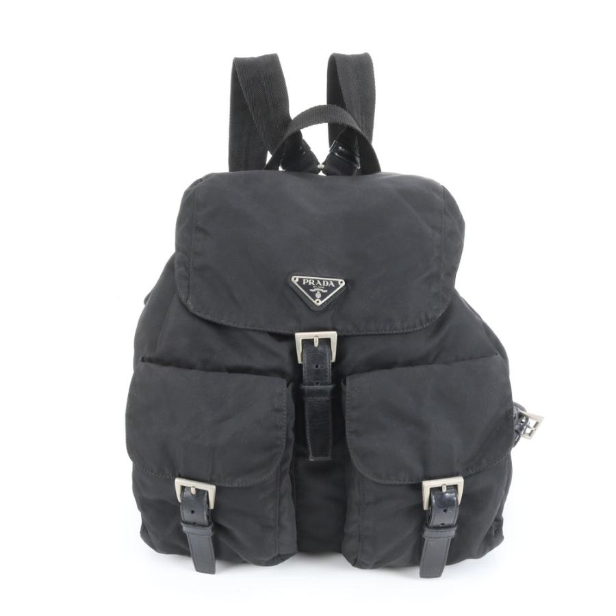 【極美品】PRADA テスートナイロン　ケース　トライアングルロゴ　黒 極美品 プラダ テスート ナイロン トライアングルロゴ レザー