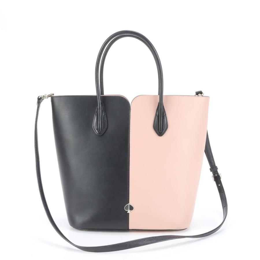 美品 ケイトスペード 二コラ バイカラー レザー 2WAY ショルダー