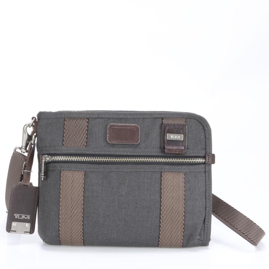 美品 TUMI トゥミ トレーサータグ付 22314ATH2 レザー キャンバス