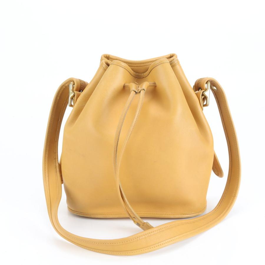 美品 ヴィンテージ オールド コーチ アメリカ製 レザー 巾着  