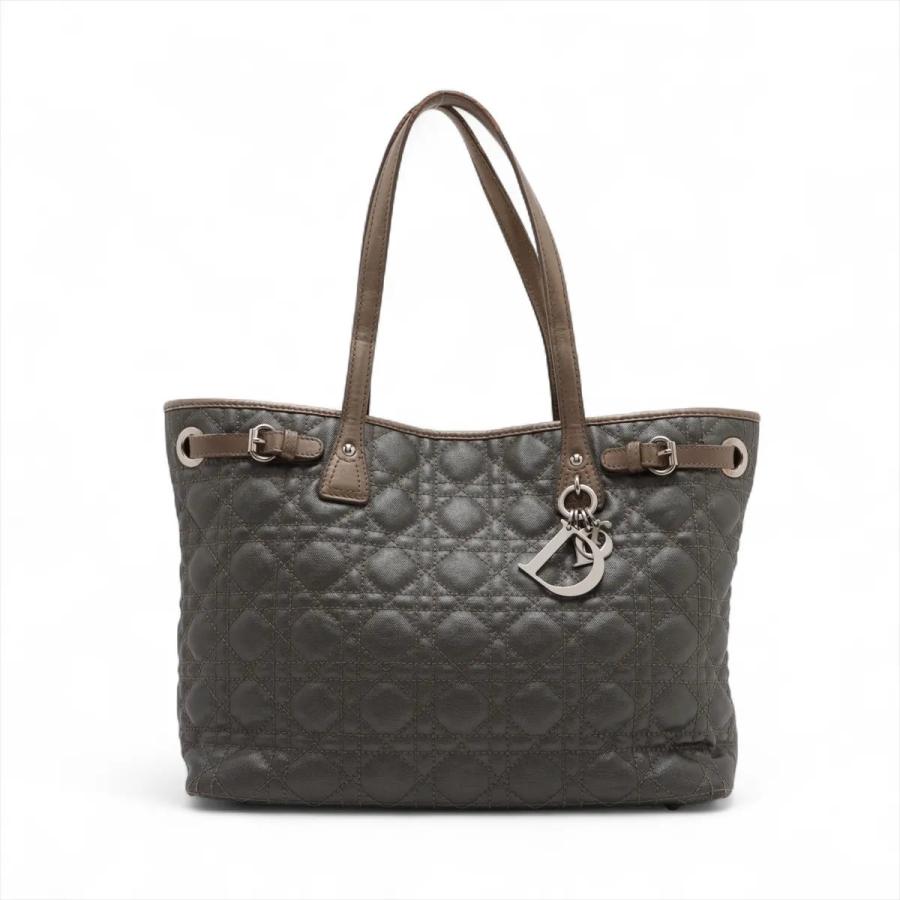 Christian Dior カナージュ パナレア トートバッグ Christian Dior カナージュ パナレア トートバッグ エナメル 黒 - メルカリ