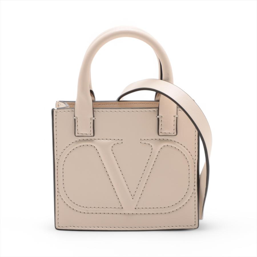 極美品 ヴァレンティノ ガラヴァーニ Vロゴ ウォーク レザー 2WAY  