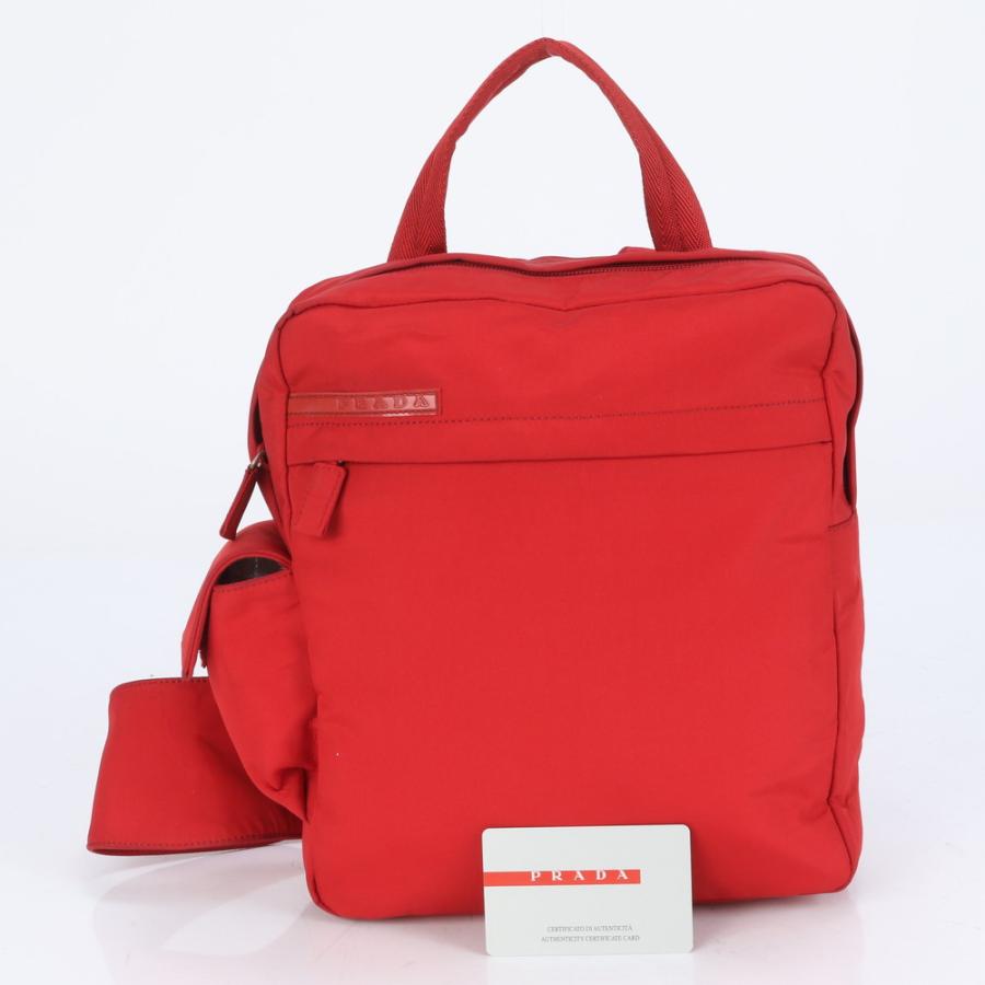 PRADA ナイロン バックパック 美品 ギャランティ有り PRADA ナイロンバックパック ギャランティカード付き