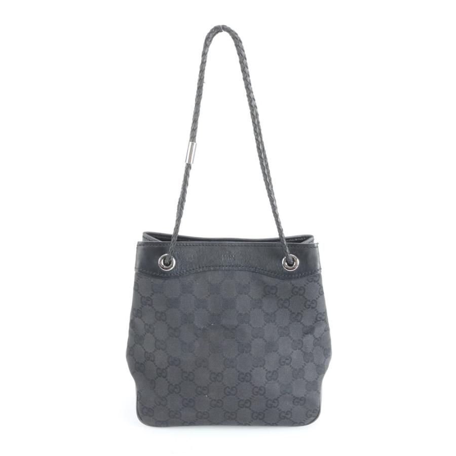 美品 グッチ GGキャンバス 109143 レザー ショルダーバッグ