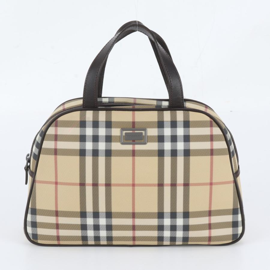 極美品✨BURBERRY トートバッグ　ノバチェック　肩掛け可　ブラウン　希少✨ 極美品 バーバリー ノバ チェック レザー トート バッグ ハンド