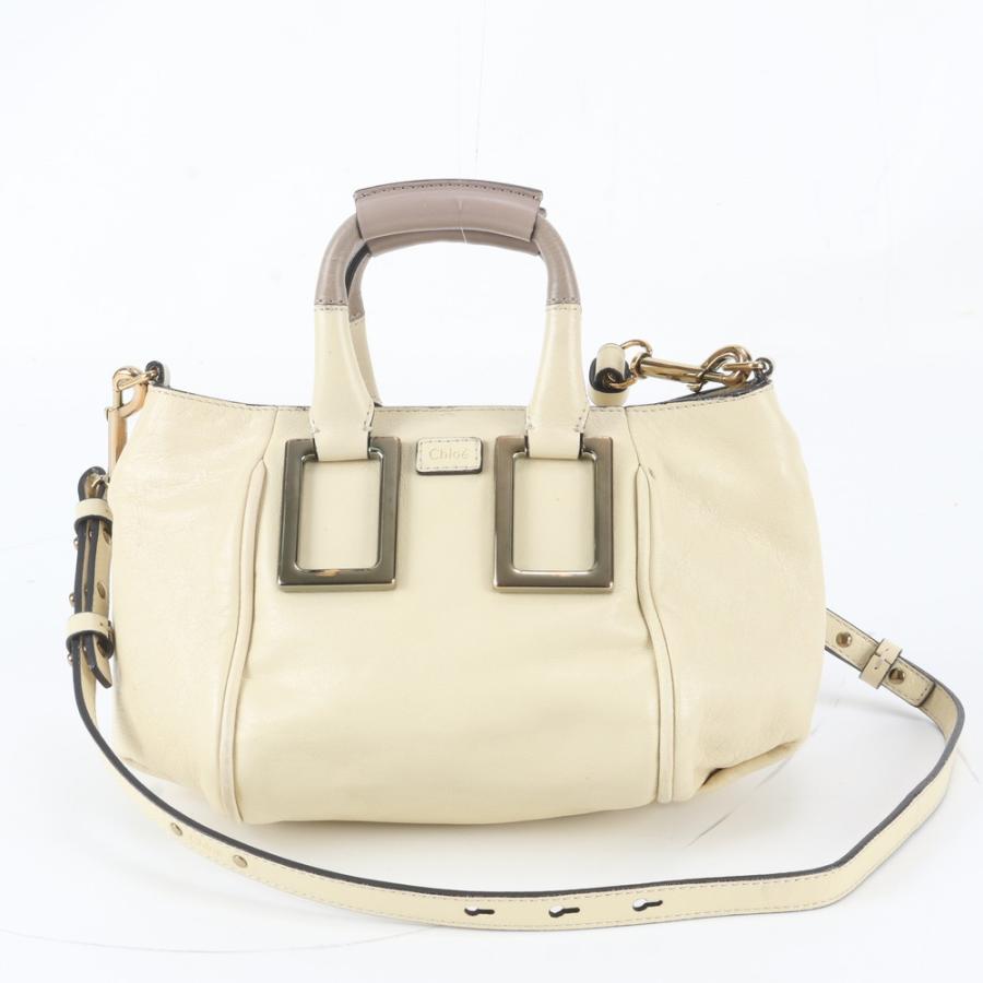 【美品⭐️】クロエ　エテル　ハンドバッグ　ゴールド金具　レザー　A4可 美品 クロエ エテル レザー 2WAY ハンドバッグ 斜め掛け ショルダー