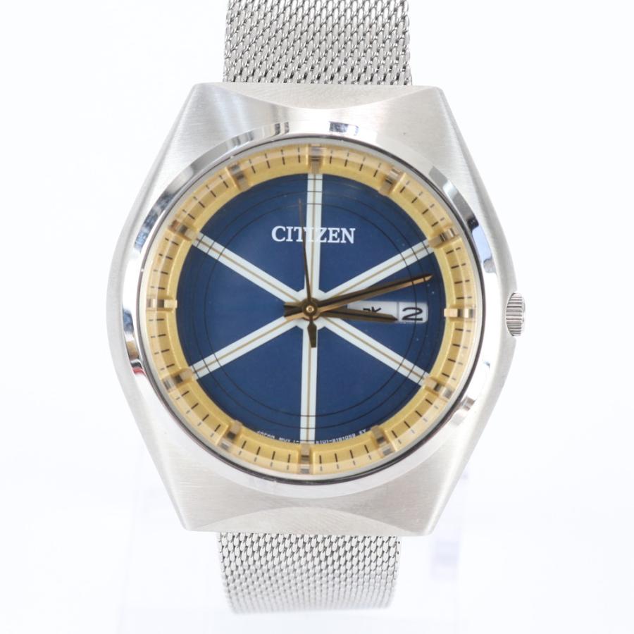 美品 シチズン レコードレーベル Eco-Drive PROTO BM8541-82L 腕時計 