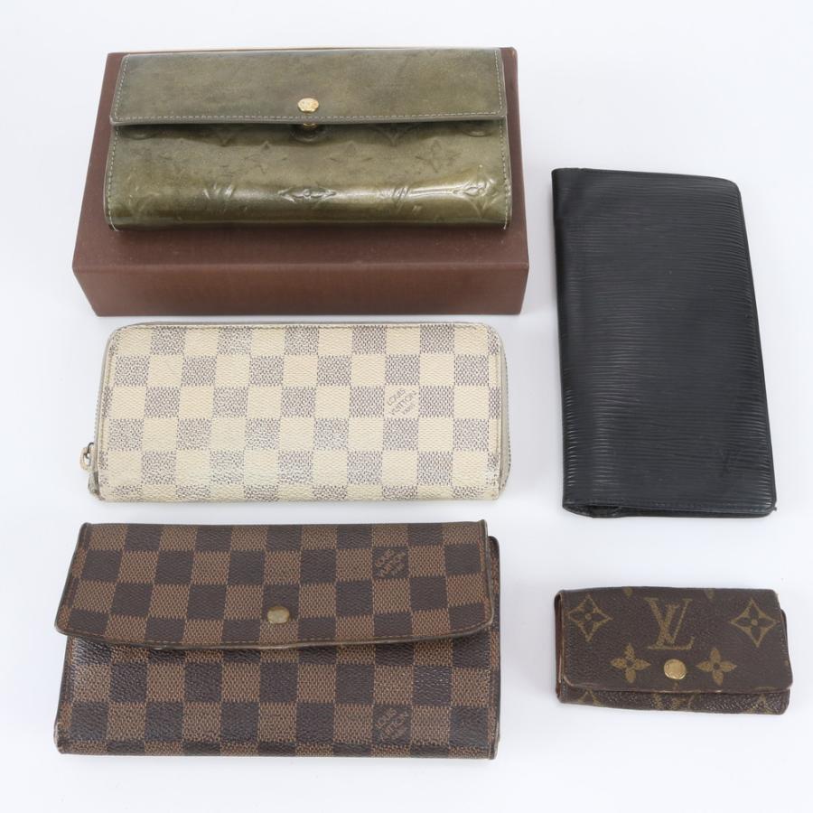 まとめ 5点 セット ルイヴィトン エピ ダミエ モノグラム キーケ―ス レザー 長財布 ウォレット メンズ レディース RRR EK42-10 まとめ 5点 セット ルイヴィトン エピ ダミエ モノグラム キーケ―ス