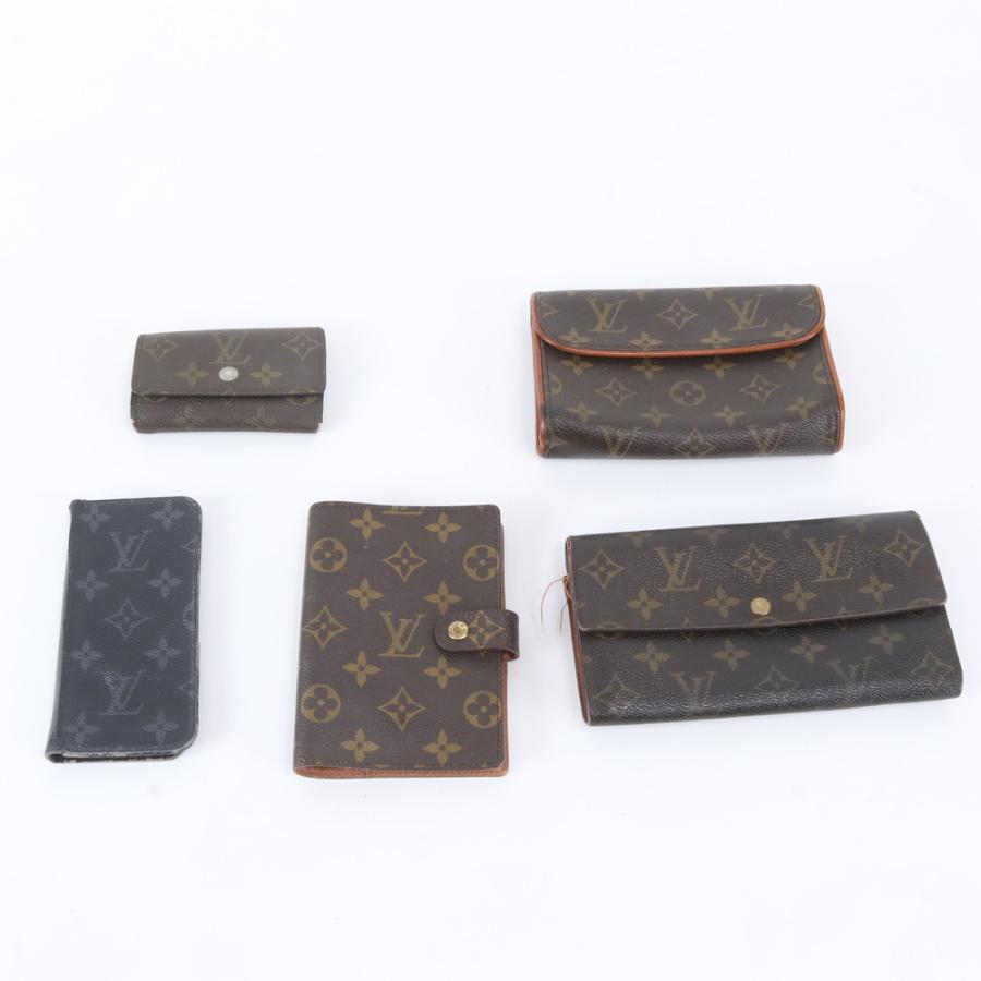 まとめ 5点 セット ルイヴィトン モノグラム レザー 長財布 手帳 