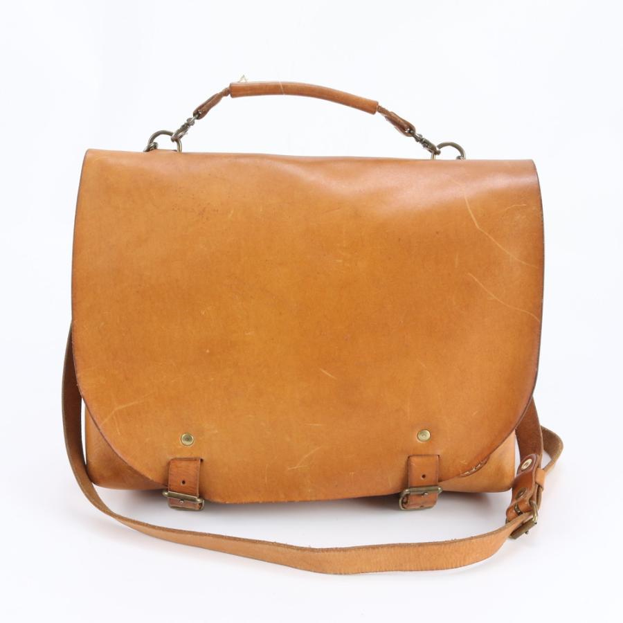美品 HERZ ヘルツ レザー 2WAY ショルダーバッグ 斜め掛け 