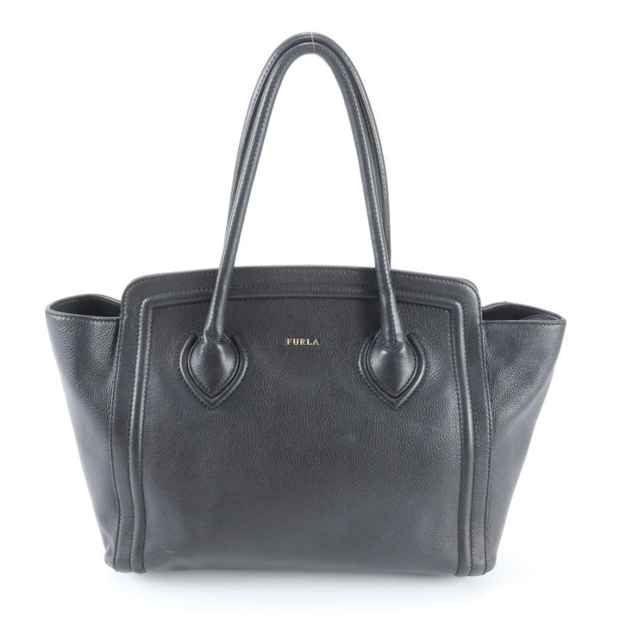 美品 フルラ レザー トート バッグ 肩掛け ショルダー ハンド 本革 
