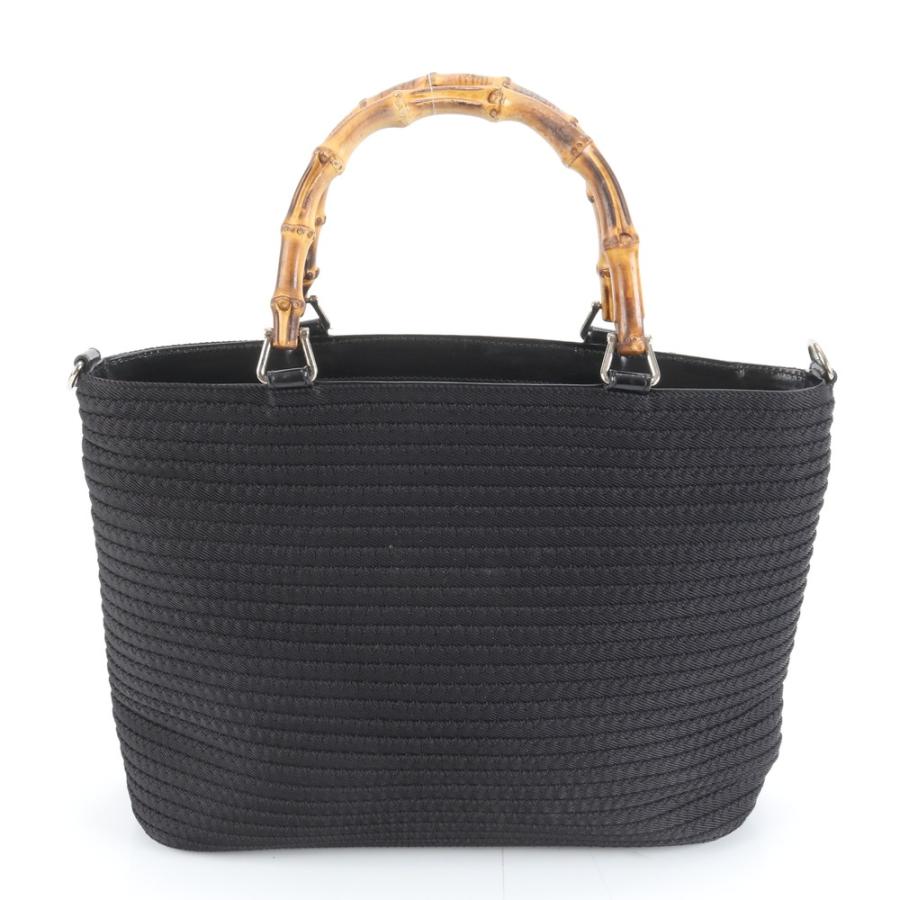 美品 ヴィンテージ グッチ バンブー 000 1998 レザー キャンバス