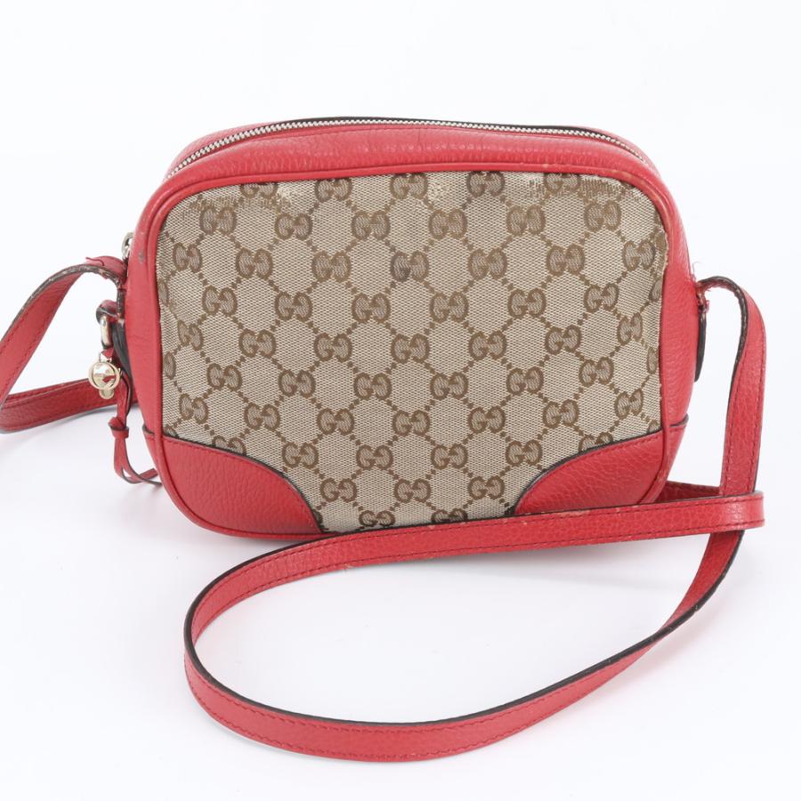 GUCCI(グッチ) ショルダーバッグ ブリー 449413 ダークブラウン×ベージュ×アイボリー レザー Amazon | グッチ バッグ 449413-8610 GUCCI ショルダーバッグ ブリー