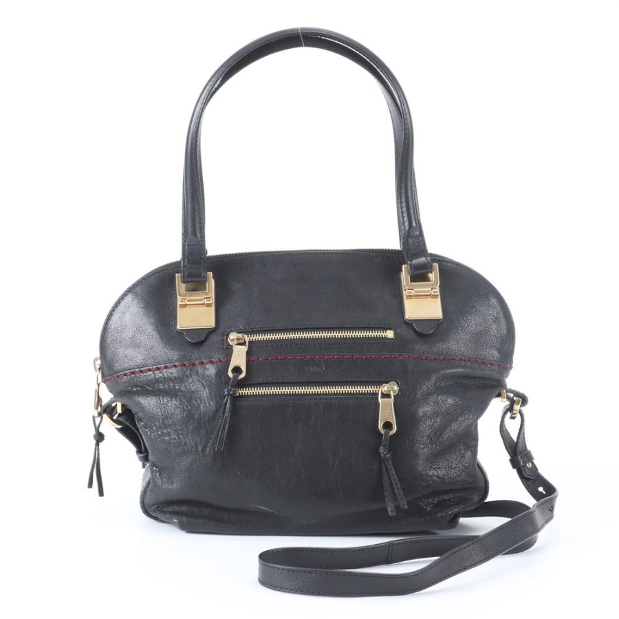 極美品 クロエ アンジ― レザー 2WAY ショルダーバッグ 斜め掛け クロス 
