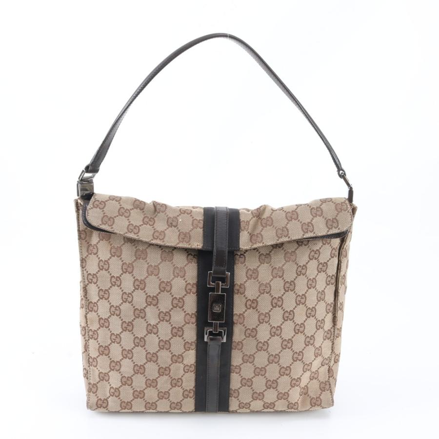 グッチ GGキャンバス ジャッキー 001 3355 レザー ショルダーバッグ 