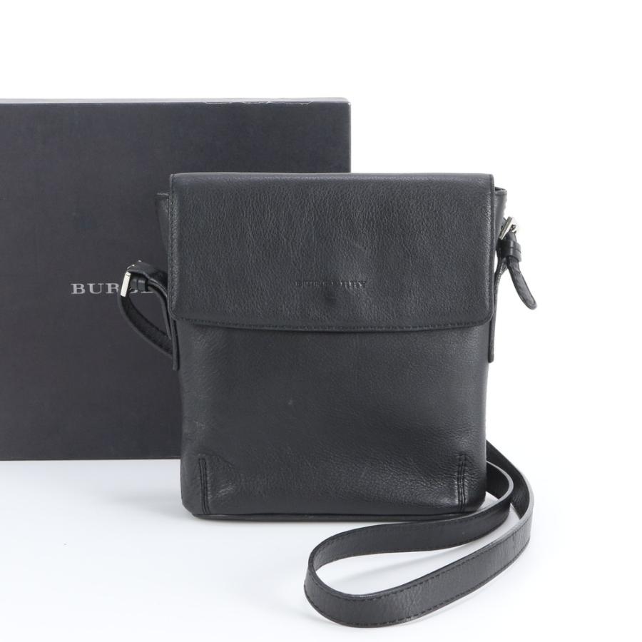 極美品 バーバリー ノバ チェック レザー ショルダーバッグ 斜め掛け 