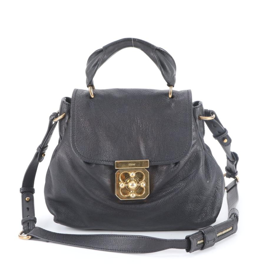 極美品 クロエ エルシー レザー 2WAY ショルダーバッグ 斜め掛け 