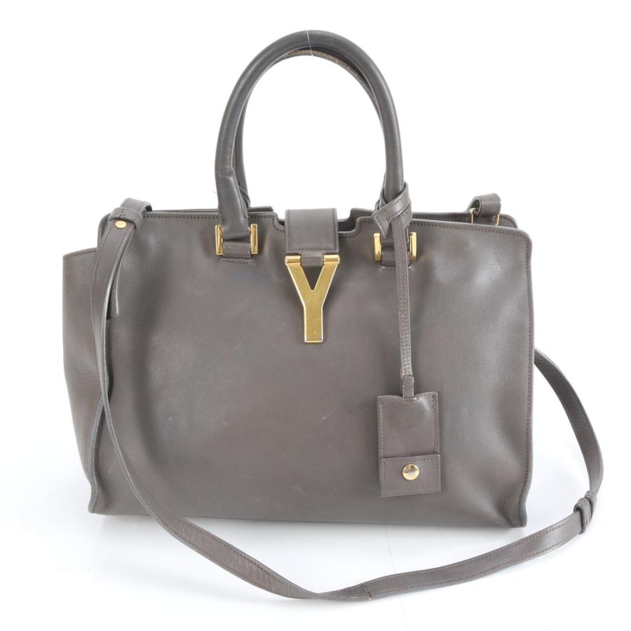 サンローラン パリ YSL Yライン プチ カバス レザー 2WAY ショルダー