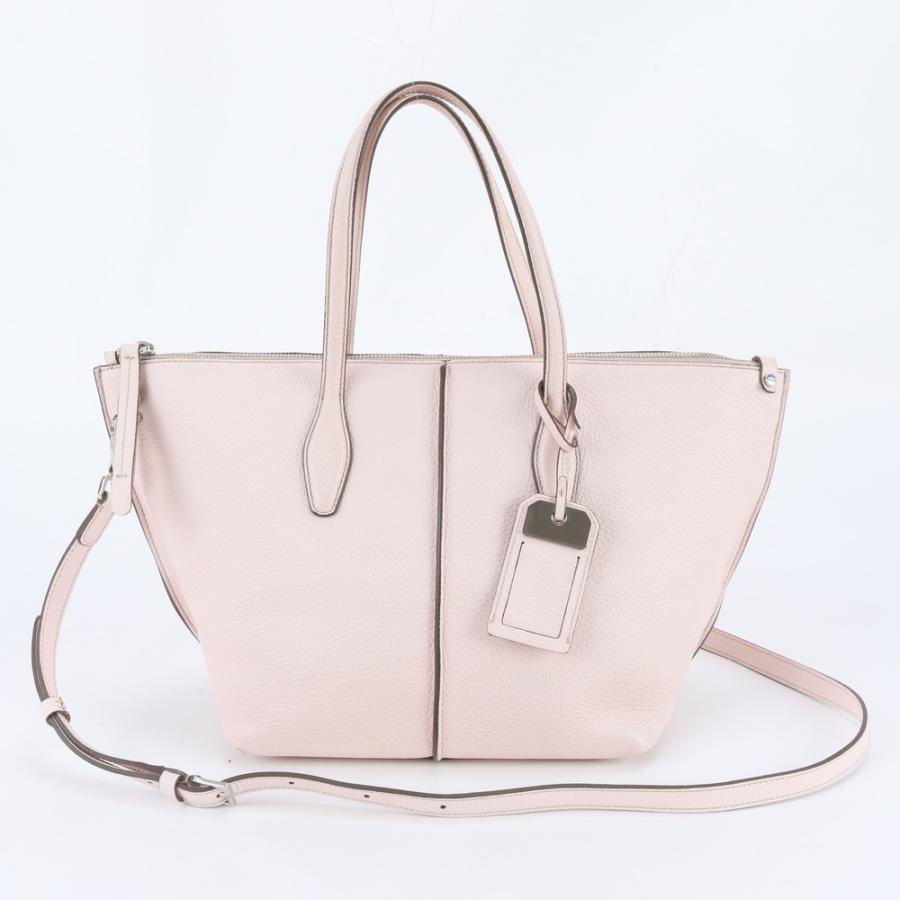 極美品 トッズ JOY ジョイ レザー 2WAY ショルダーバッグ 斜め掛け 
