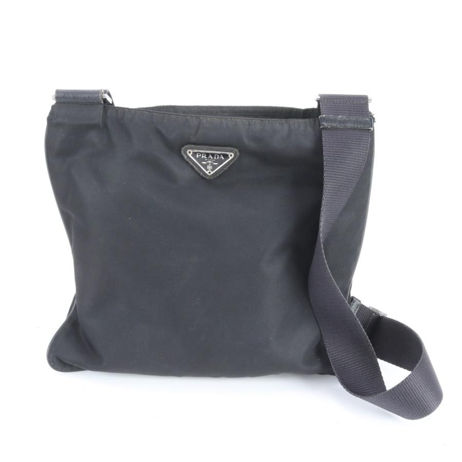 PRADA プラダ　テスート　ショルダーバッグ　メッセンジャーバッグ　三角ロゴ 美品 プラダ テスート ナイロン トライアングルロゴ ショルダーバッグ