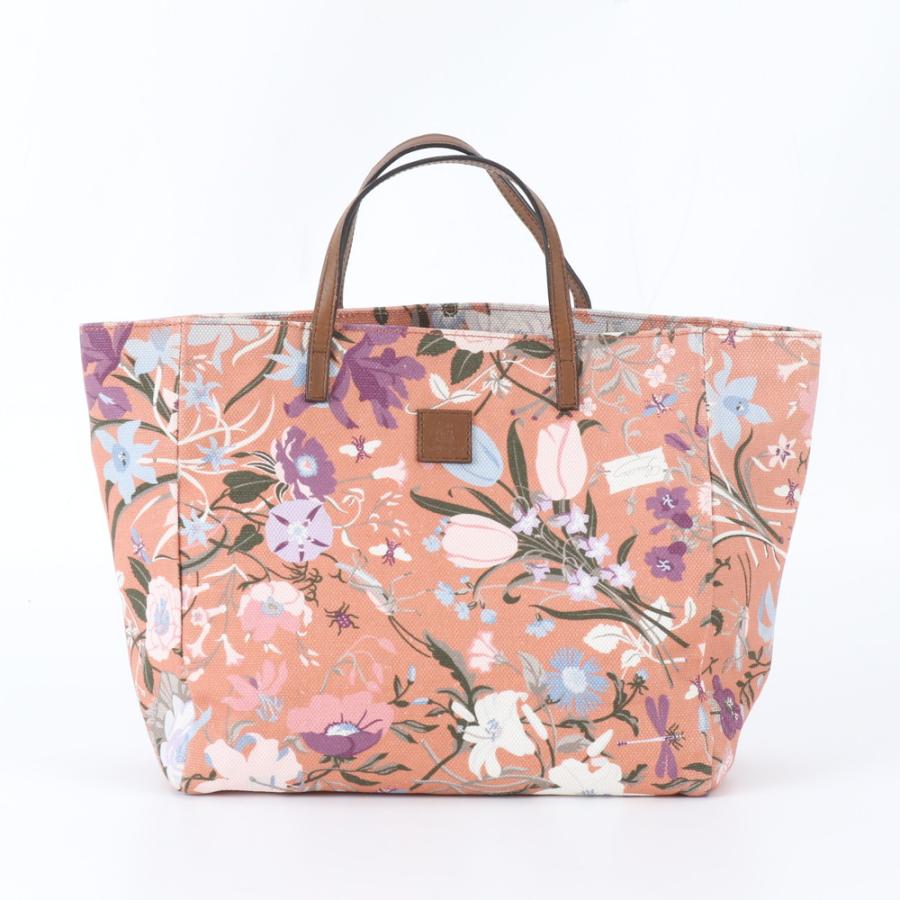 美品 グッチ フローラ 284721 レザー トート バッグ ショルダー ハンド 