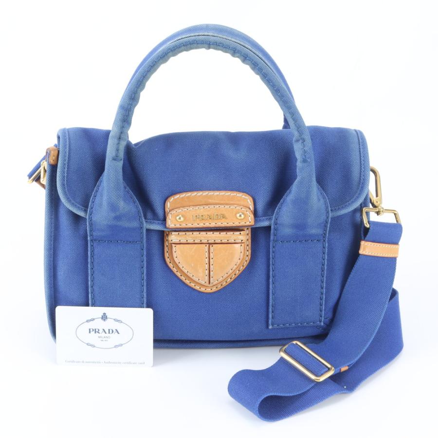 Sサイズ✨プラダ カナパ ハンドバッグ 2way ショルダー ギャランティカード 美品 プラダ ギャランティカード付 BN2119 カナパ フラップ 2WAY