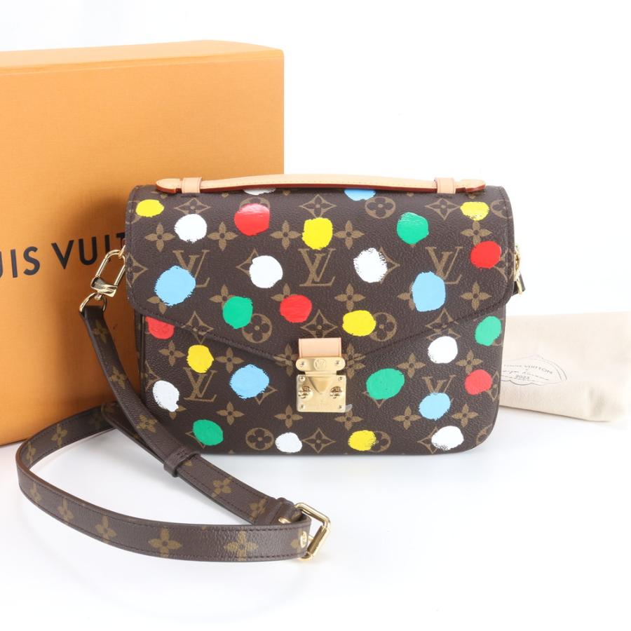 未使用 ルイヴィトン RFID付 草間彌生 LV×YK ポシェット メティス MM