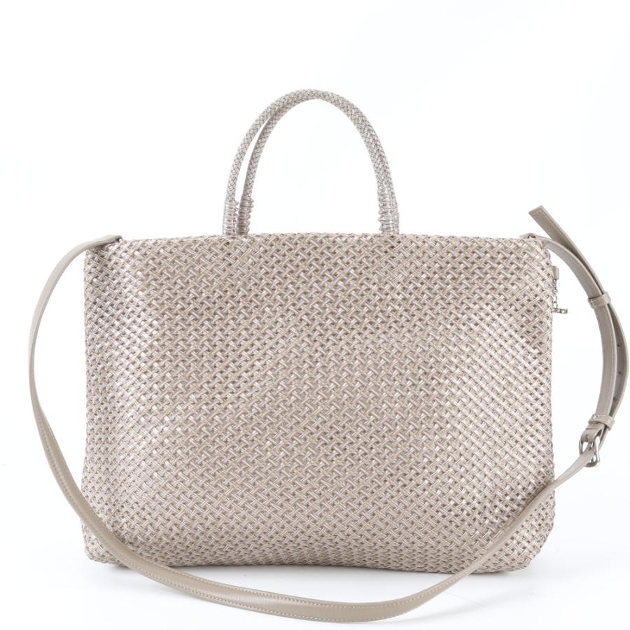 美品 アンテプリマ ワイヤーバッグ 編み込み 2WAY ショルダーバッグ 