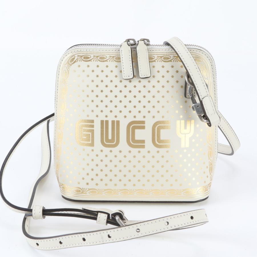極美品 グッチ × SEGA コラボ GUCCY プリント 511189 レザー 