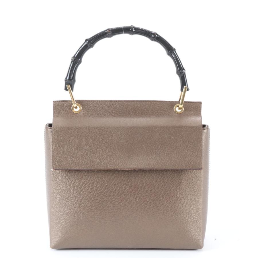 美品 ヴィンテージ オールド グッチ バンブー 001 3444 1887 レザー