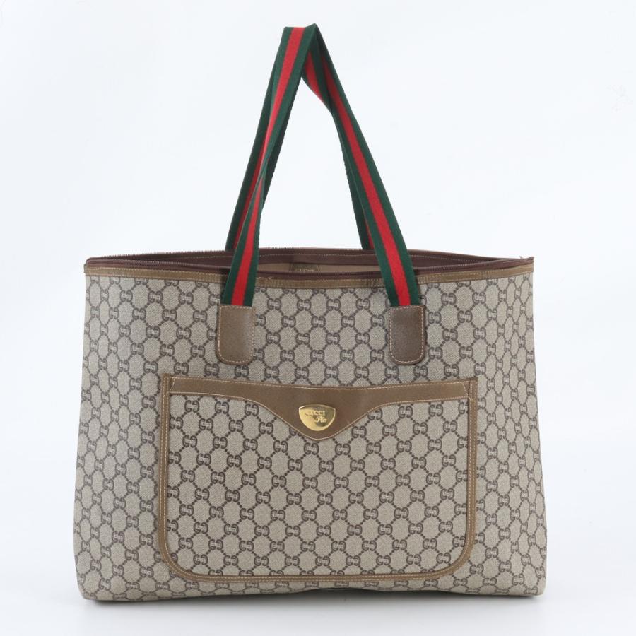 美品】GUCCI plus GG シェリーライン トートバッグ ヴィンテージ 極 